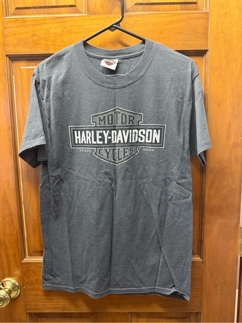 Harley-Davidson Gray Short Sleeve Logo Tee